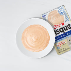 INABA Churu Bisque, pollo y atún, puré sabroso para acompañar la comida.