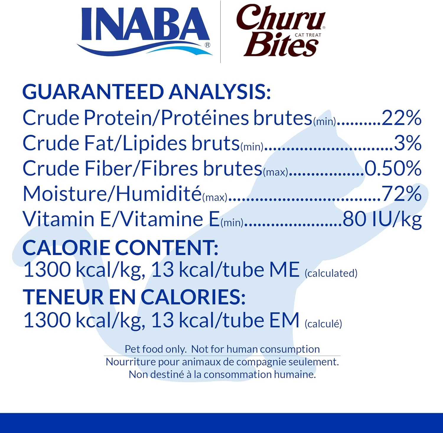 INABA Churu Bites, vitamina E y té verde para apoyo natural