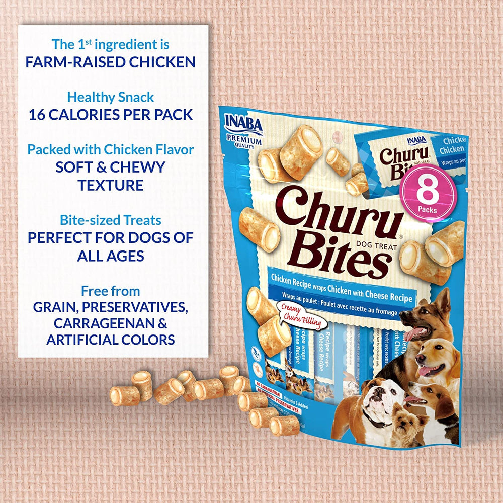 INABA Churu Bites: ingredientes de calidad, sin granos ni colorantes
