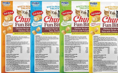 INABA Churu Fun Bites centro cremoso ofrece textura doble para masticación placentera