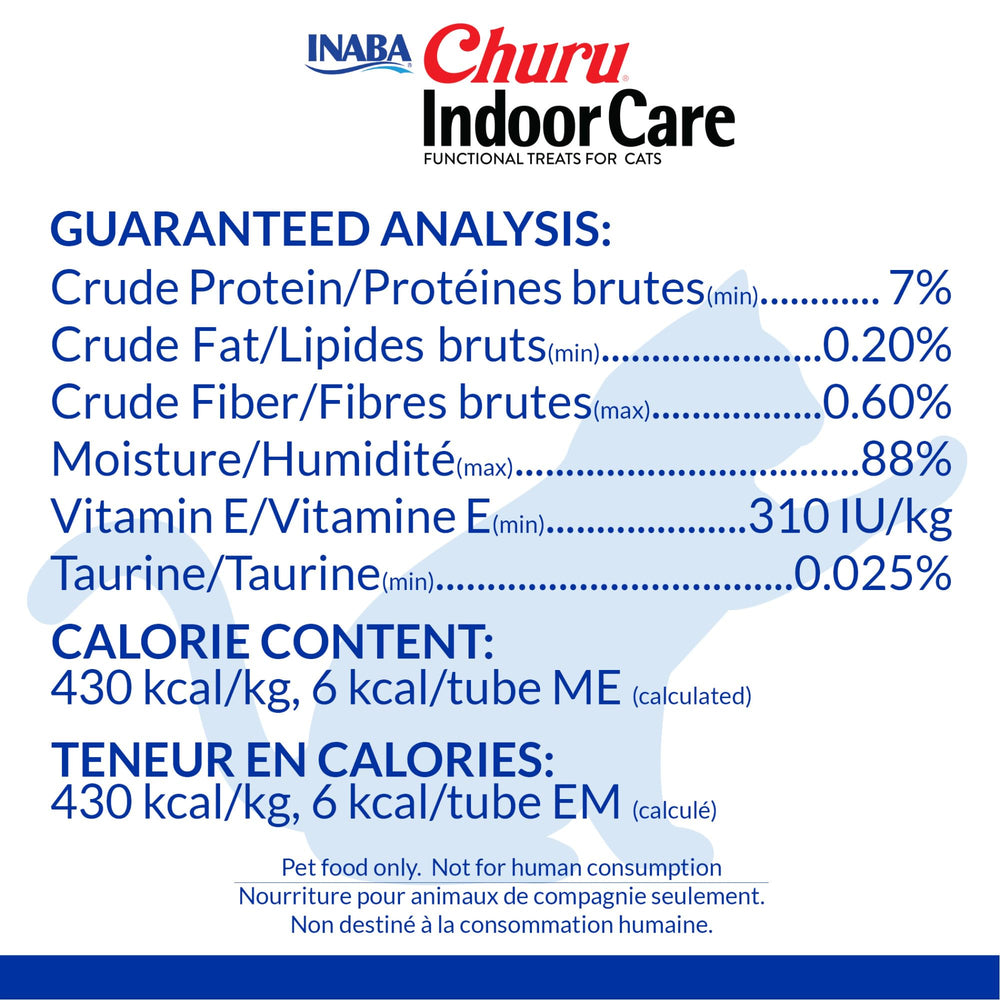 INABA Churu Indoor Care: textura cremosa de puré como premio suave.