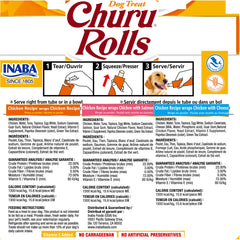 Textura doble de INABA Churu Rolls: exterior suave y relleno cremoso.