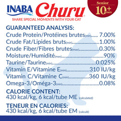 INABA Churu Senior 10+ alta hidratacion con bajo aporte calórico