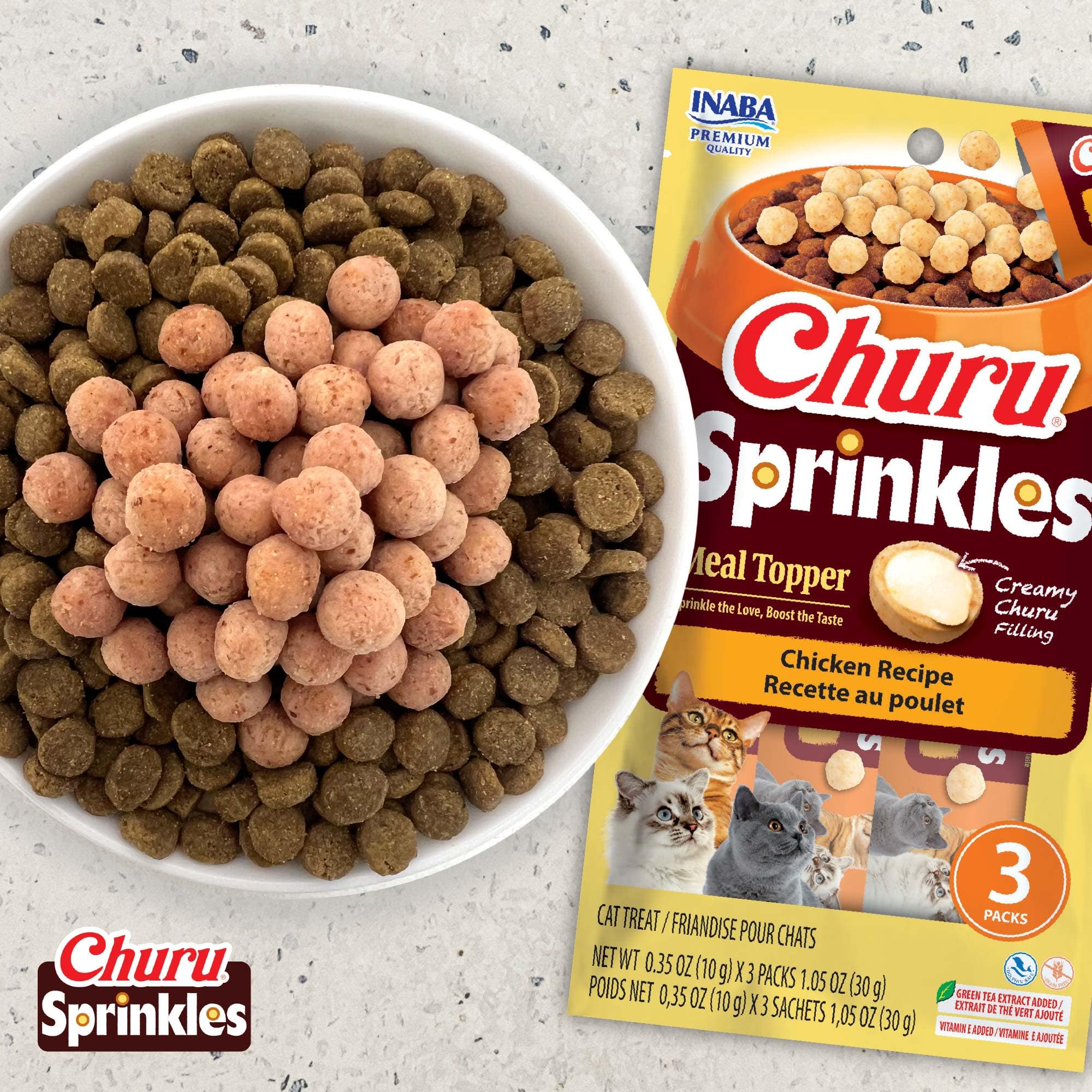 INABA Churu Sprinkles: textura suave para servir como topper.