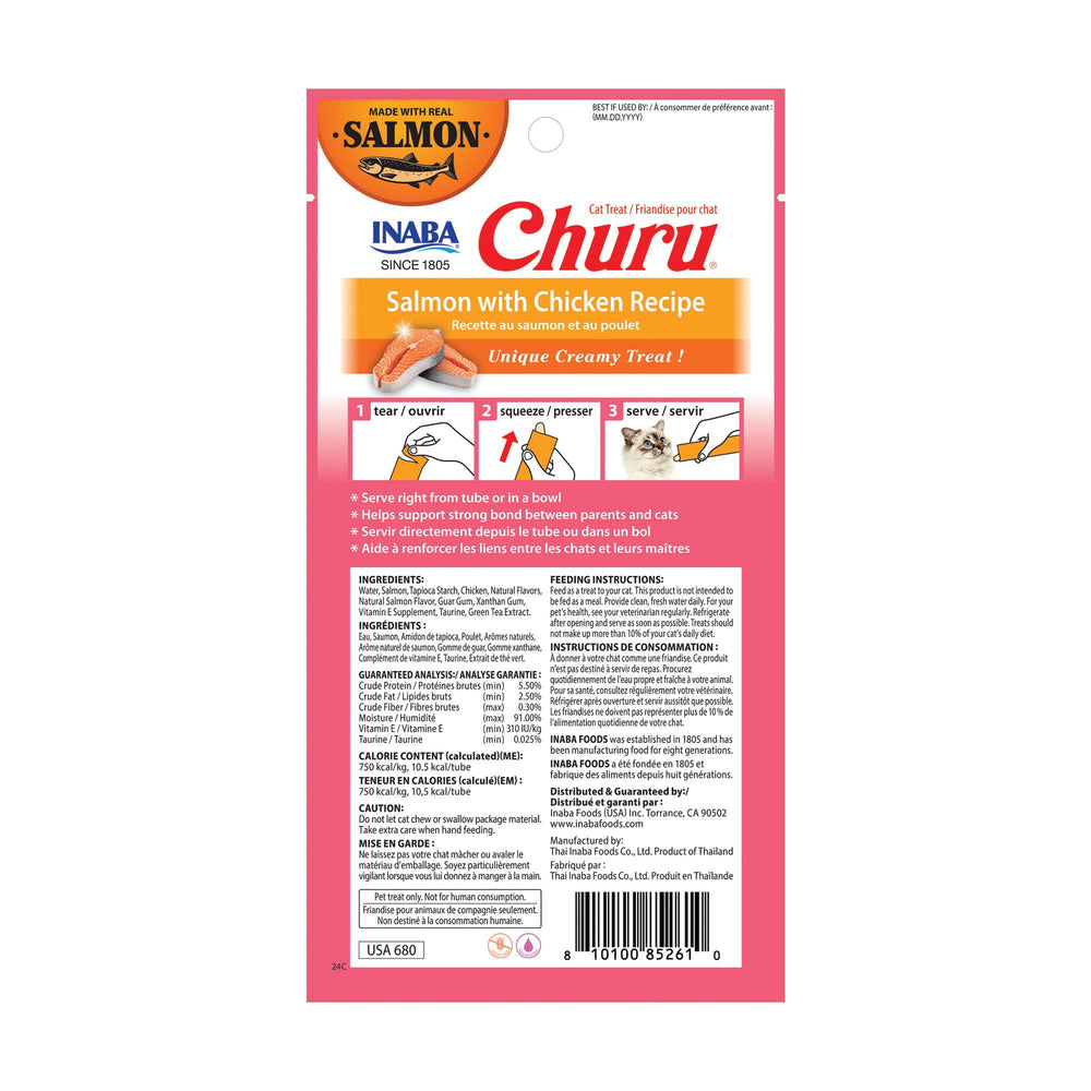 INABA Churu con taurina y antioxidantes, tubo para cuidado ocular