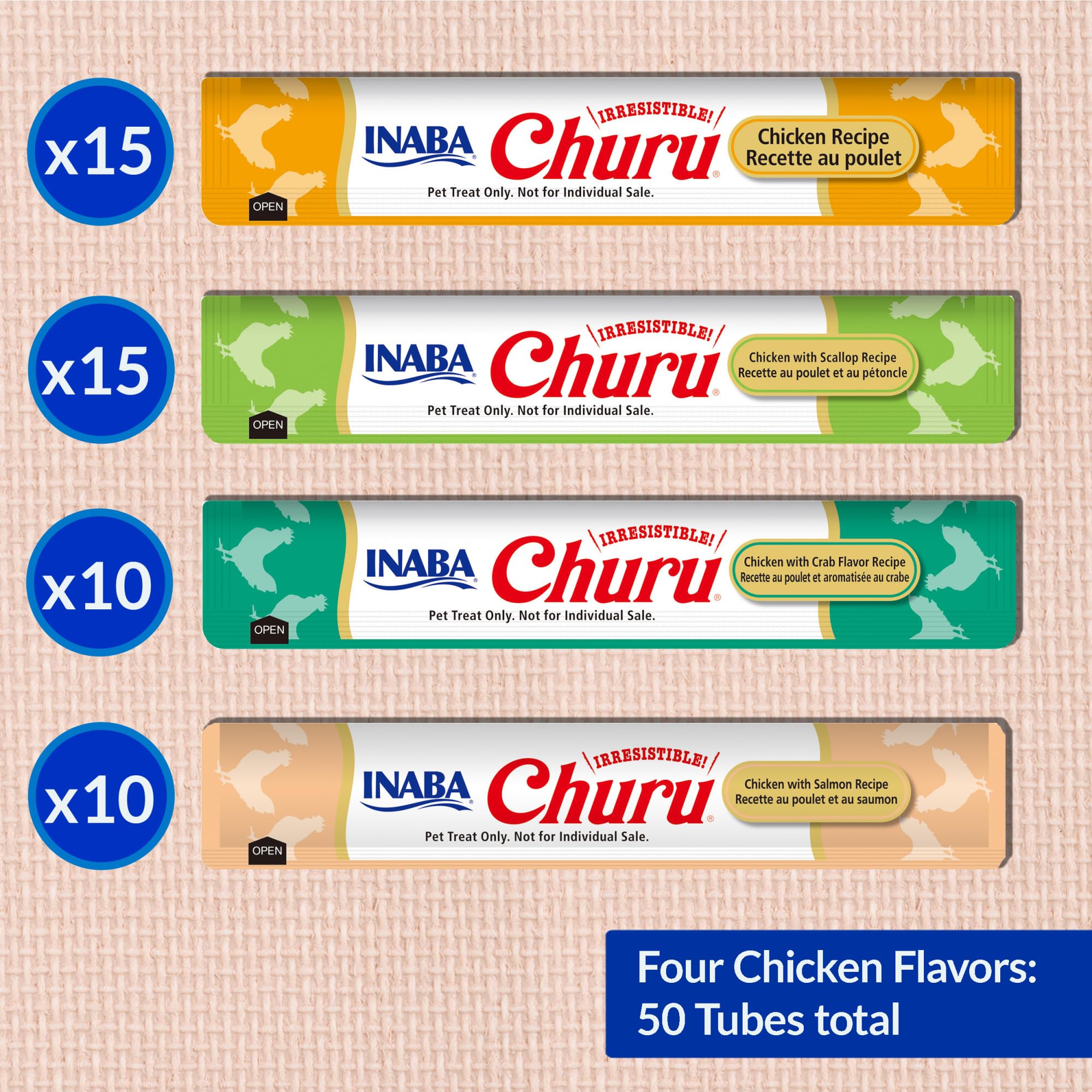 INABA Churu Taurina y Vitamina E para bienestar.