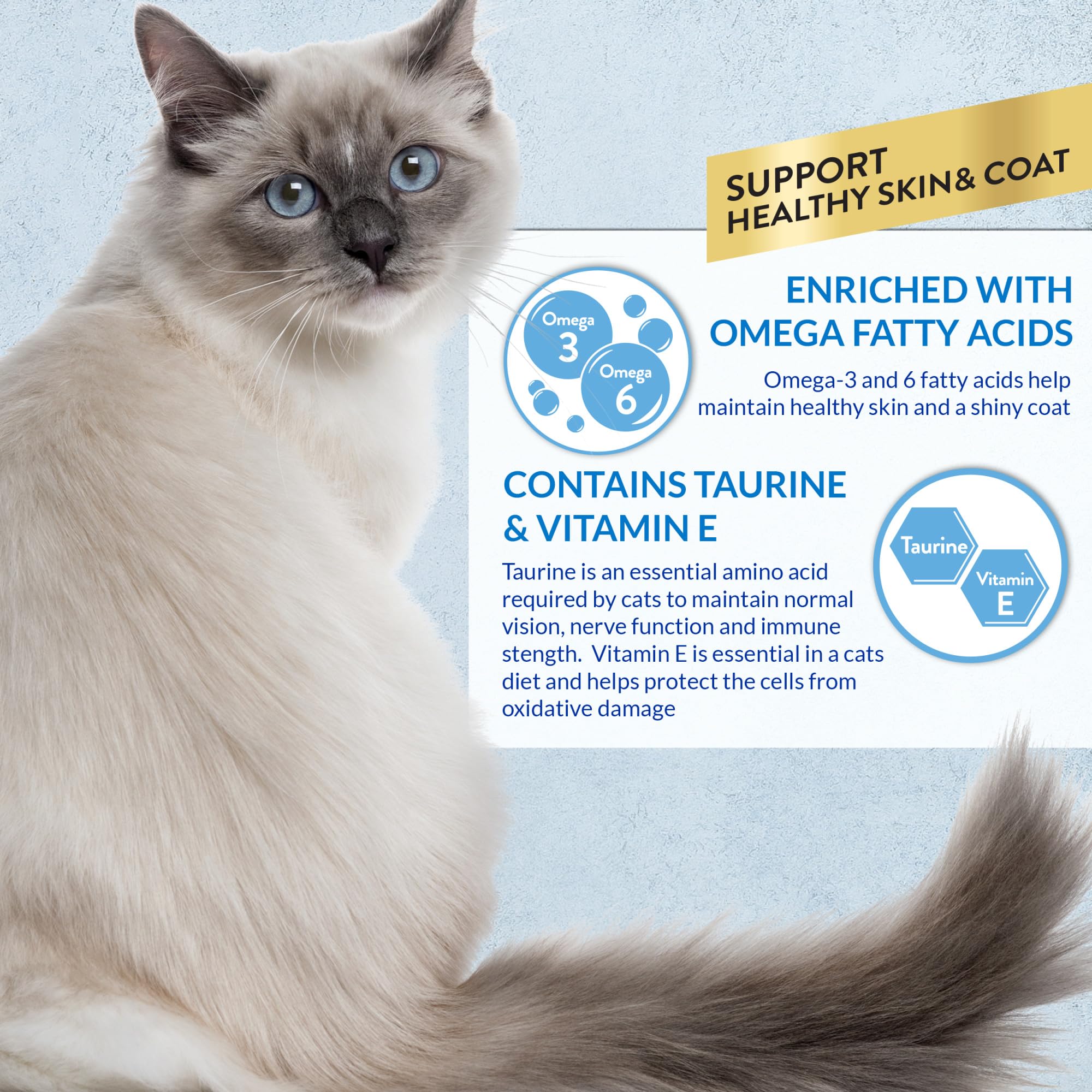 INABA Churu taurina y vitamina E para gatos.