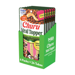 INABA Churu: tubo de 0,5 oz con puré cremoso para complementar la comida.