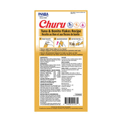 INABA Churu: tubo cremoso de atún con bonito, ideal para premiar con facilidad.