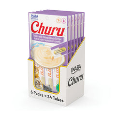 INABA Churu tubo cremoso para gatos, facilita alimentar a mano