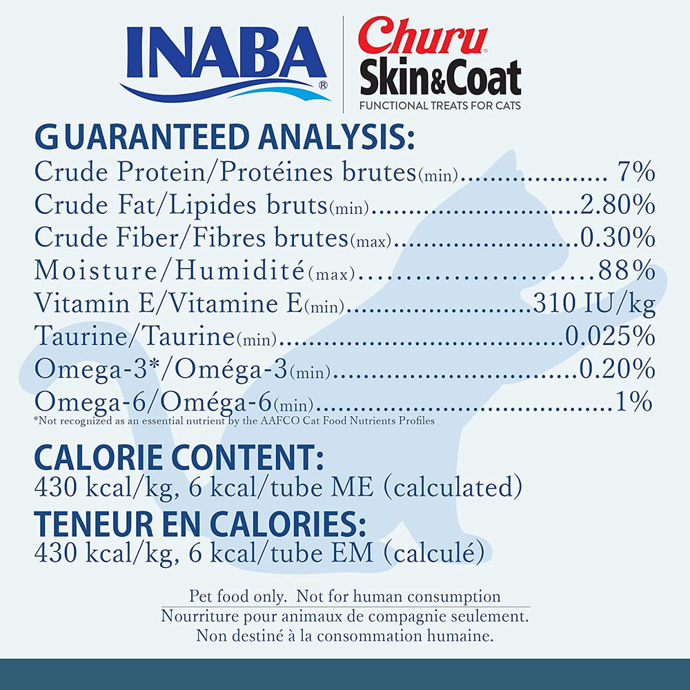 INABA Churu: tubo sin granos para dietas sensibles.