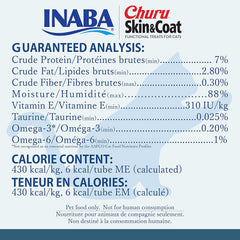 INABA Churu: tubo sin granos para dietas sensibles.