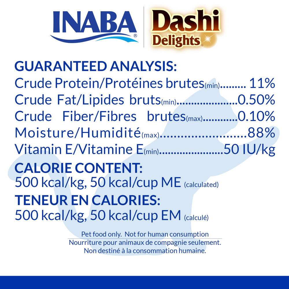 INABA Dashi Delights sin granos, complemento ligero para la comida.