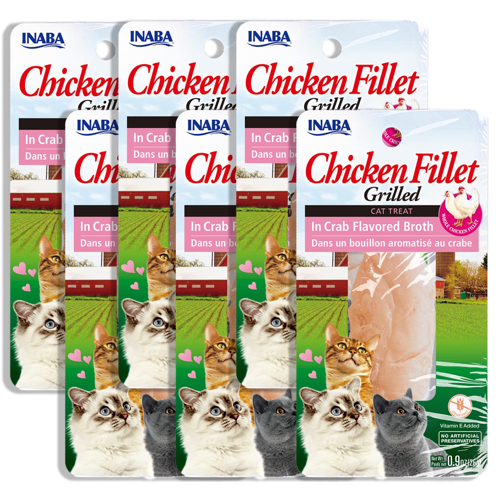INABA filete pollo corte manual: premio jugoso y tierno para tu gato
