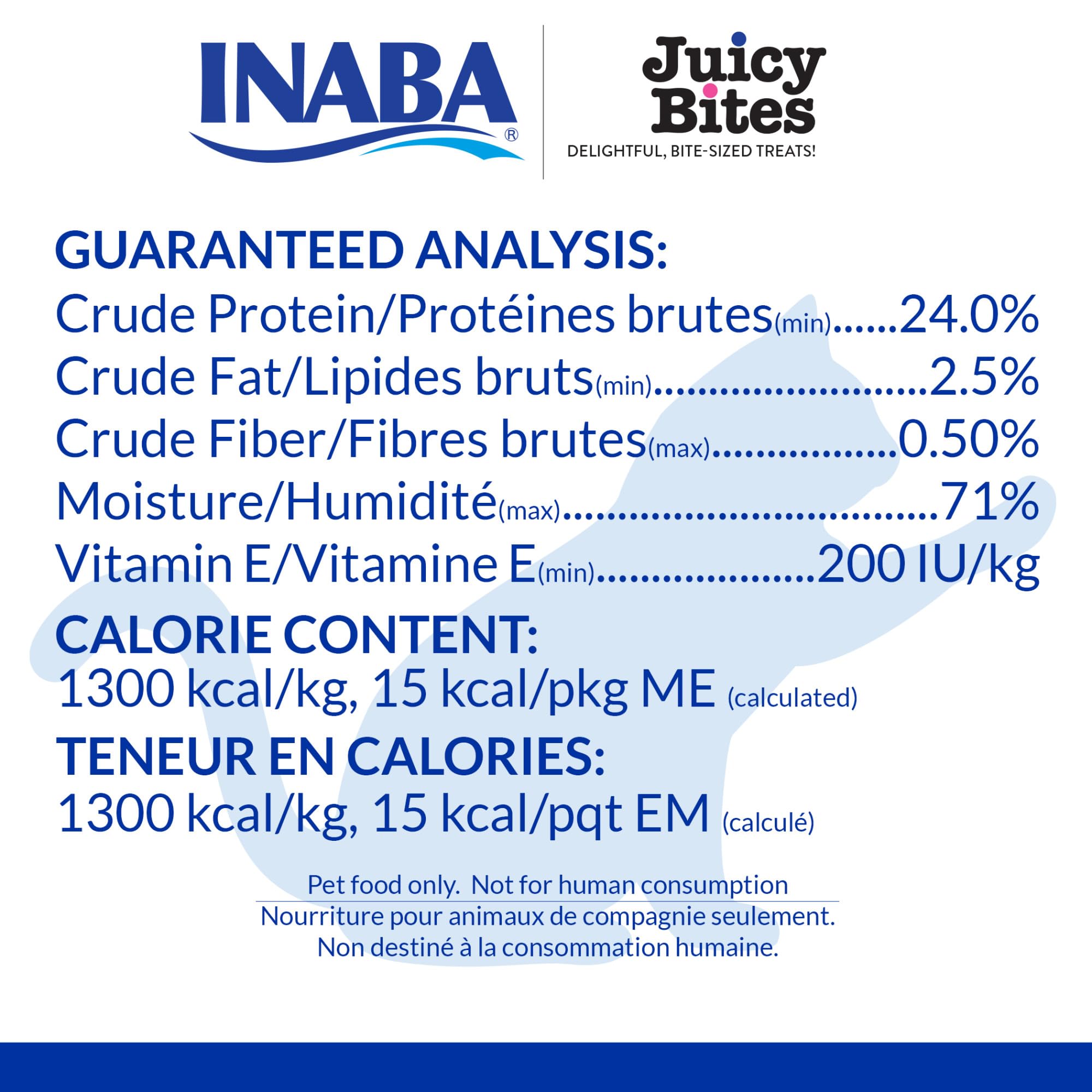INABA Juicy Bites atún y pollo, ideal para premio a mano