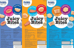 INABA Juicy Bites: bolsitas de 0.4 oz para porciones individuales y frescura.