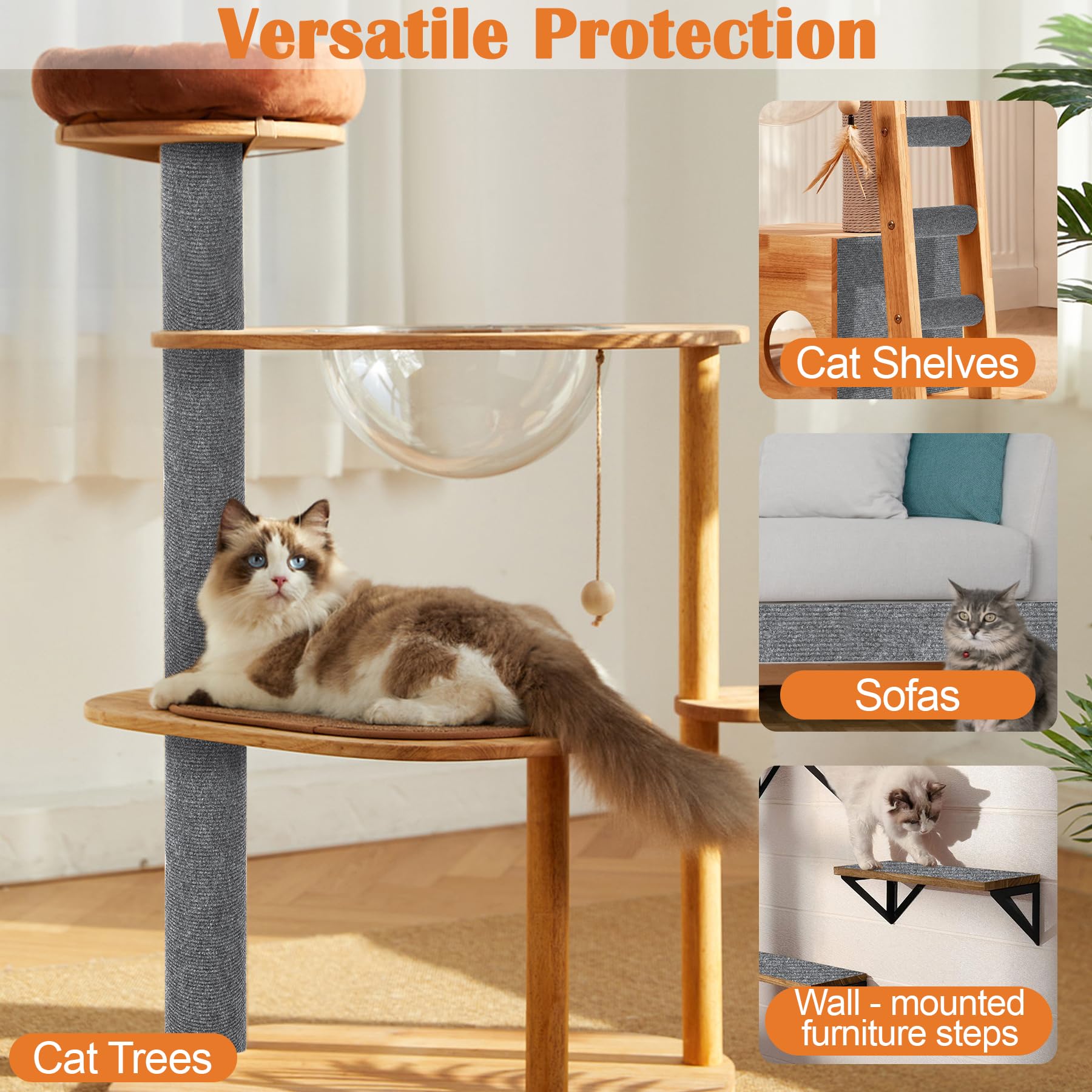 Protección versátil Inchoco para estanterías, sofás y muebles