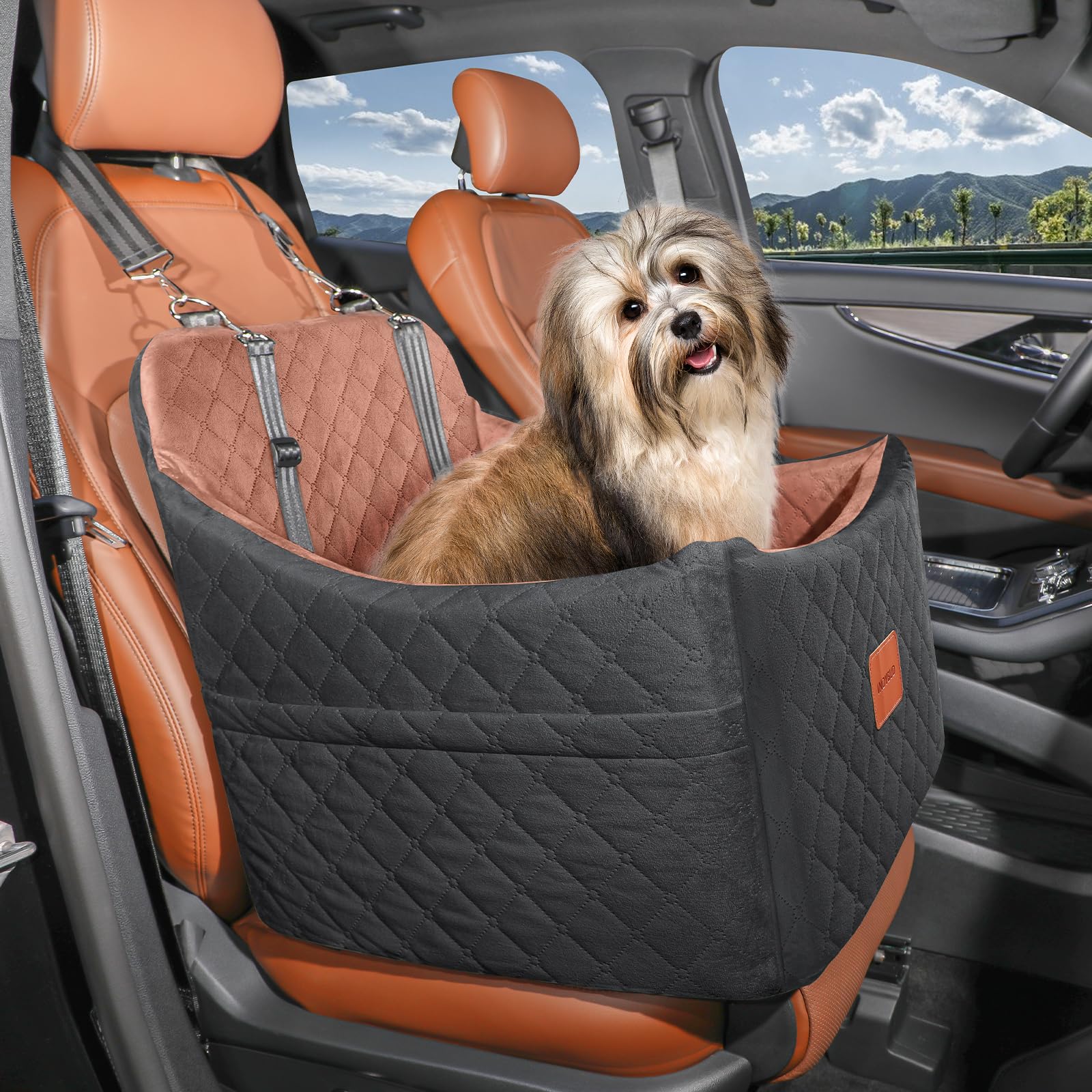 INDYBUD funda lavable asiento perro para limpieza fácil tras el paseo