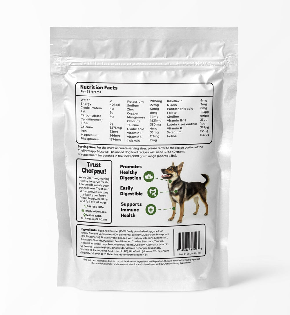 Innovet ChefPaw Nutrition Booster dosis diaria para apoyo general