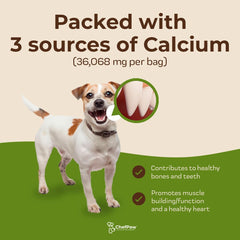 Innovet ChefPaw Nutrition Booster mezclado en comida para perros activos