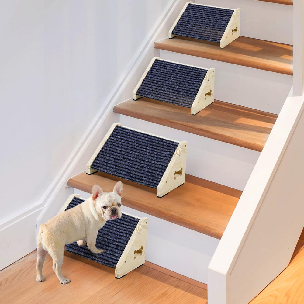 Uso en casa de la rampa INRLKIT para perros y gatos.