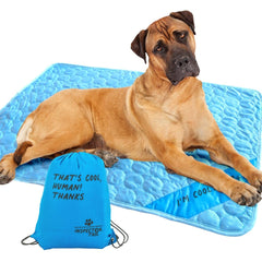 Tapete de enfriamiento Inspector Tail para viajes, cómodo para perros