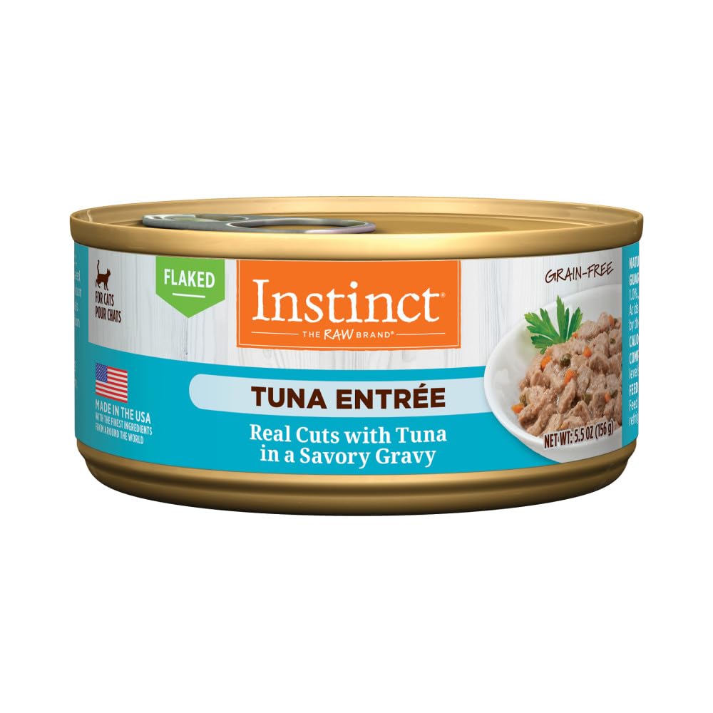Instinct atún trozos en salsa sabrosa para cena atractiva