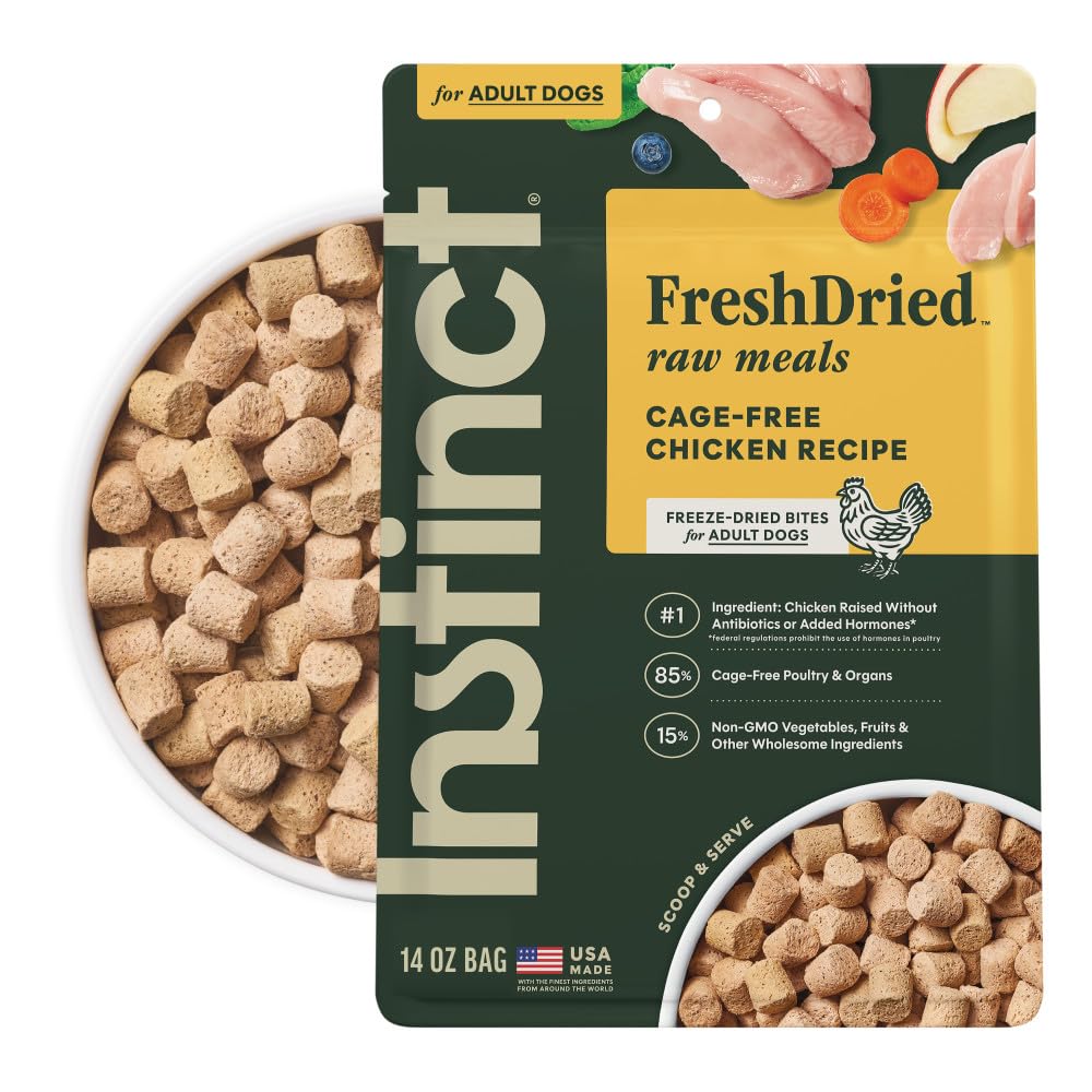 Instinct bocaditos liofilizados pollo crudo para músculos fuertes