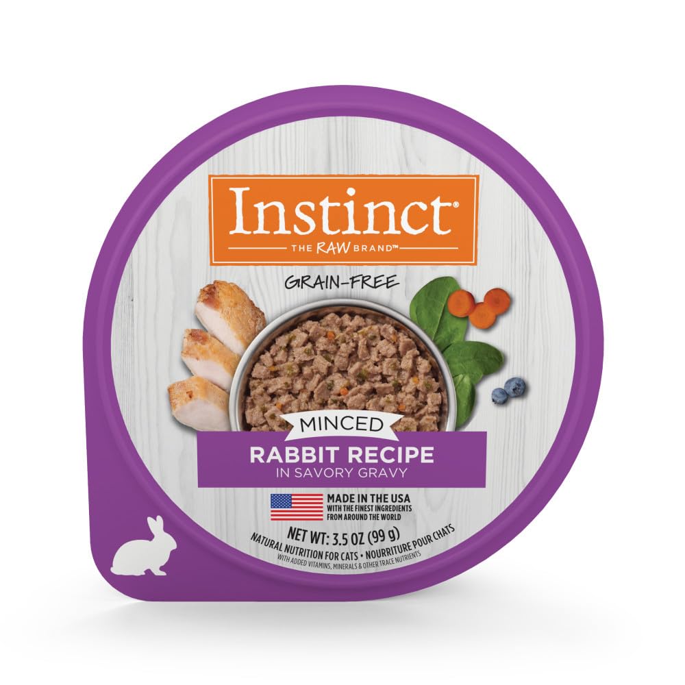 Instinct Conejo Picado en Salsa, ideal para hidratar y saborear cada comida