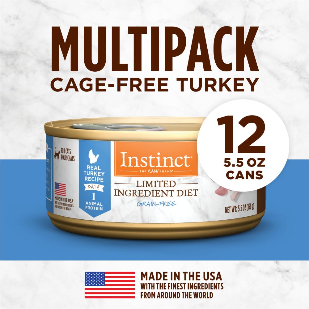 Instinct Gato: pâté suave de pavo para paladares sensibles.
