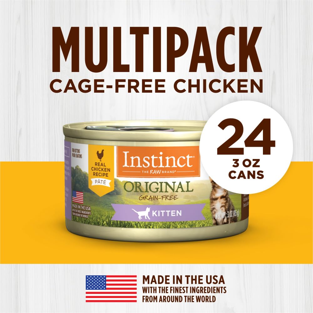 Instinct Kitten Pate Fabricado en Estados Unidos: ingredientes de calidad