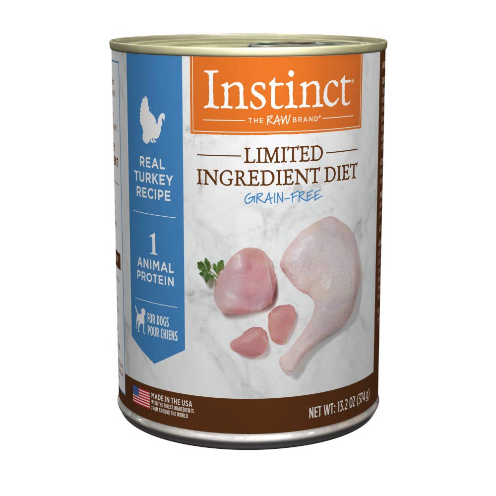 Instinct: lata de perro con ingrediente único de pavo.