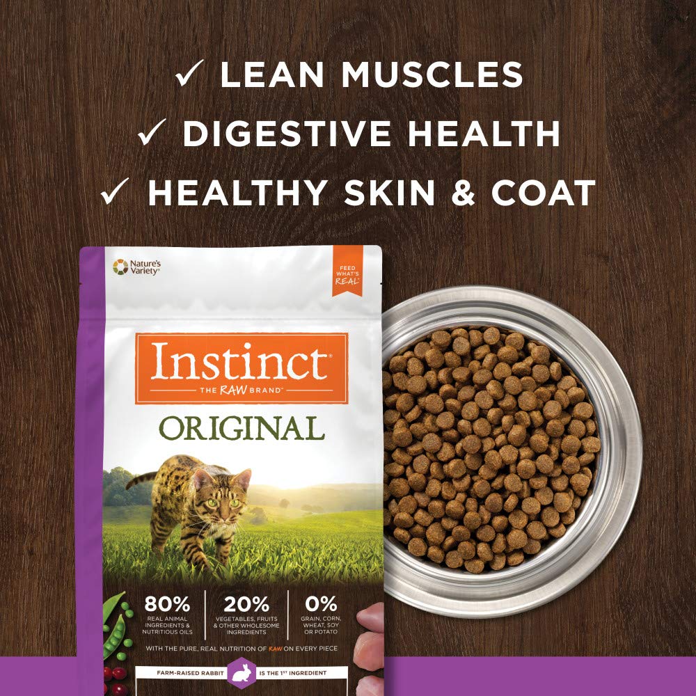 Instinct Original: antioxidantes para apoyo inmunitario en gatos.