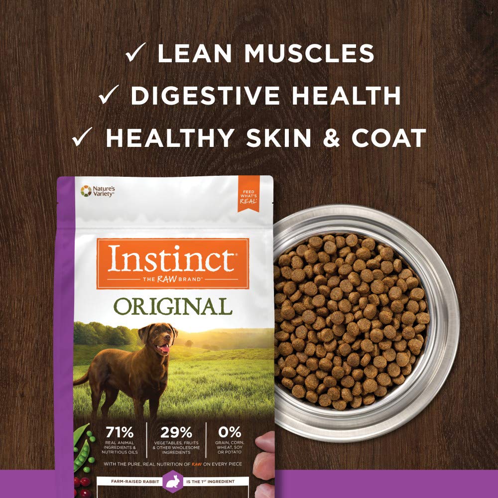 Instinct Original bolsa de 20 libras lista para alimentar a tu perro