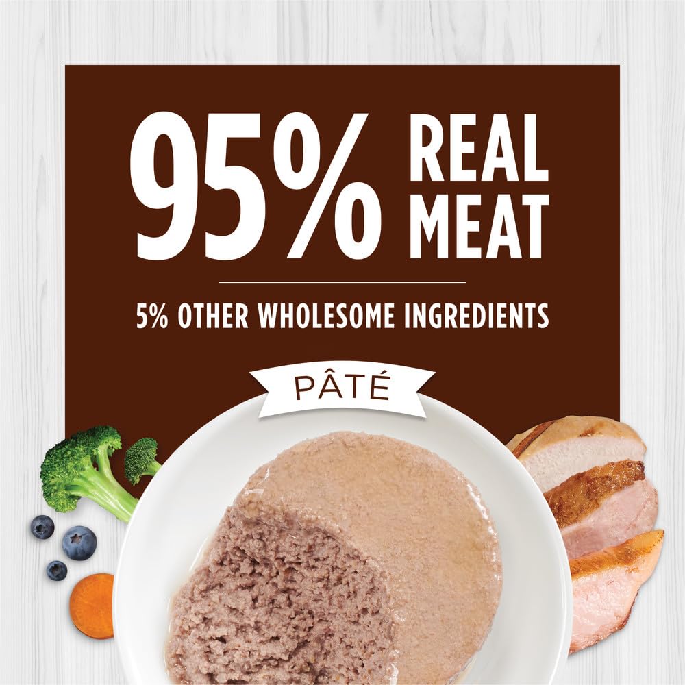 Instinct Original Grain Free Pate pato, textura suave que gusta a comedores quisquillosos.