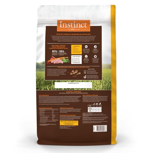 Instinct Original: croquetas recubiertas en crudo para sabor y nutrición mejorados.