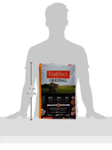 Instinct Original sin granos para dieta más limpia y digestible.