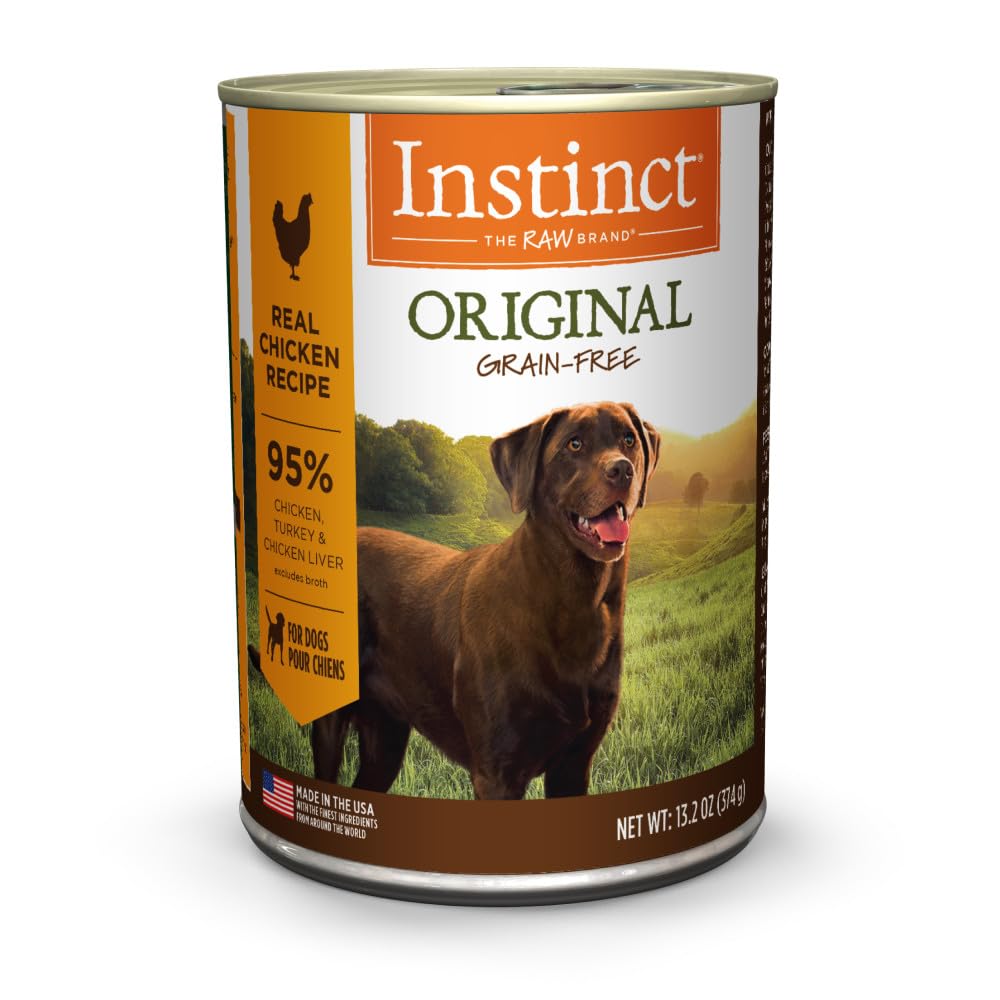 Instinct Original sin grano: lata con pate, sabor y proteína de calidad.