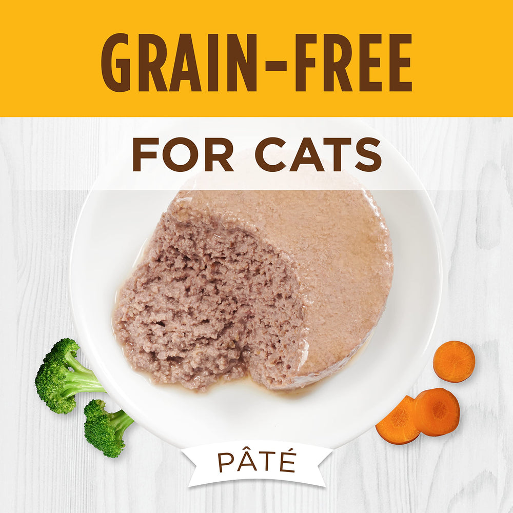 Lata Instinct Original Pate para gatos sin granos y sin rellenos artificiales.
