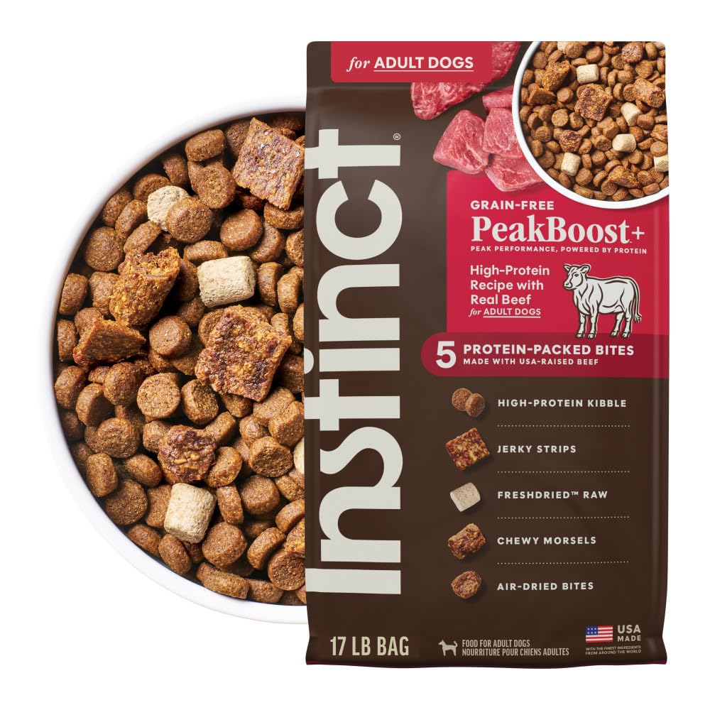 Instinct PeakBoost: bolsa de 17 lb para alimentación con proteína de alta calidad