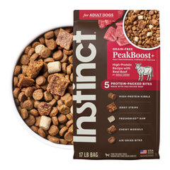 Instinct PeakBoost: bolsa de 17 lb para alimentación con proteína de alta calidad