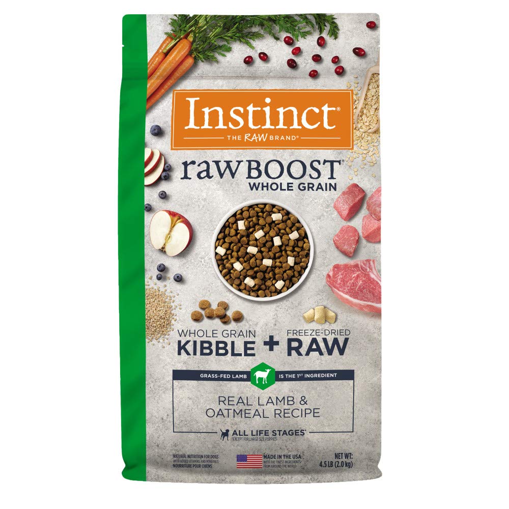 Instinct Raw Boost: bolsa-frente, comida natural para perros que favorece la proteína de calidad