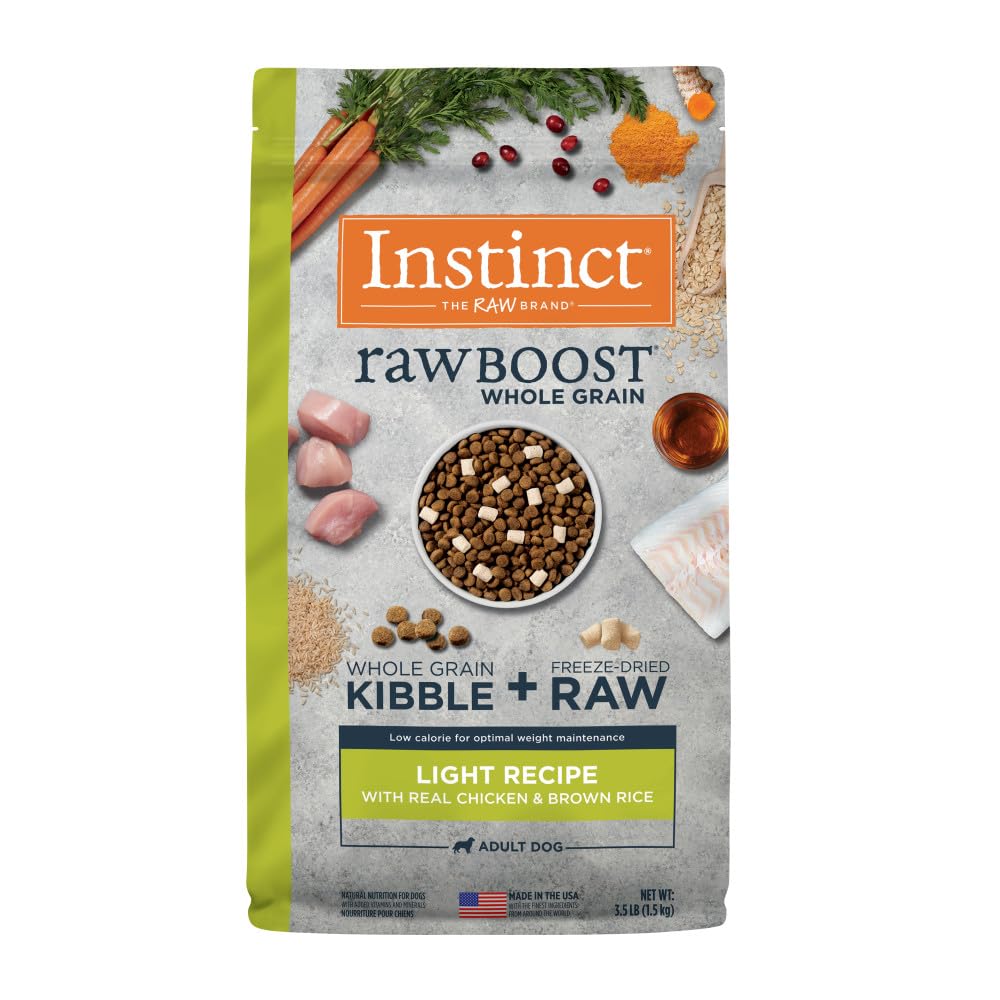 Instinct Raw Boost Light: bolsa de 3.5 lb para mantener músculos fuertes.