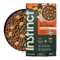 Instinct RawBoost: bolsa de 18 libras con pollo real para perros