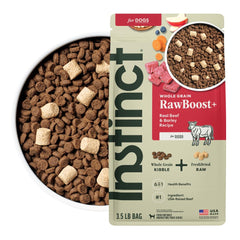 Instinct RawBoost, bolsa 3-5 libras, ideal para perros activos.