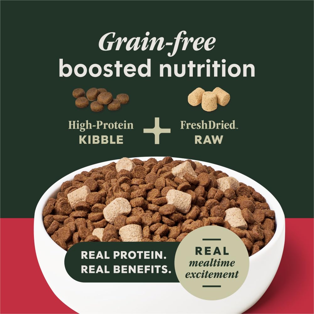 Instinct RawBoost con carne de res de EE. UU. como primer ingrediente proteico.