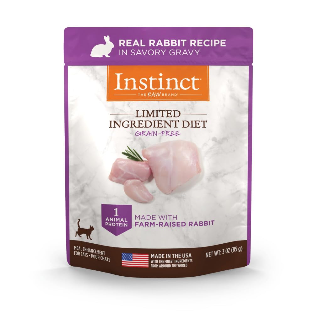Instinct Topper conejo real en salsa: sabor natural para apoyar digestión saludable