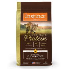 Instinct Ultimate Protein con pollo real en croquetas para energía diaria.