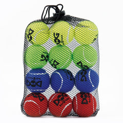 INSUM balles tennis pour chien, pack 12, 2 pouces, non toxiques, parfaites pour l’entraînement.