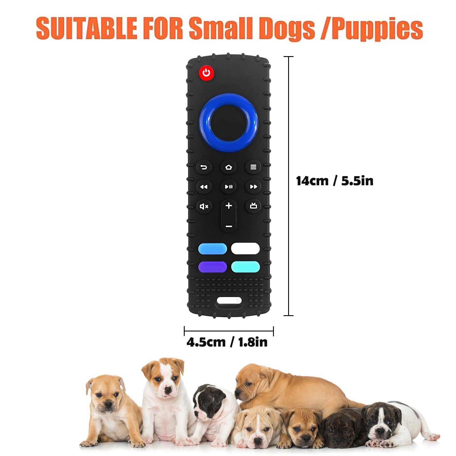 Intatikoo mordedor-control remoto para cachorros, diversión interactiva en paseos y casa.